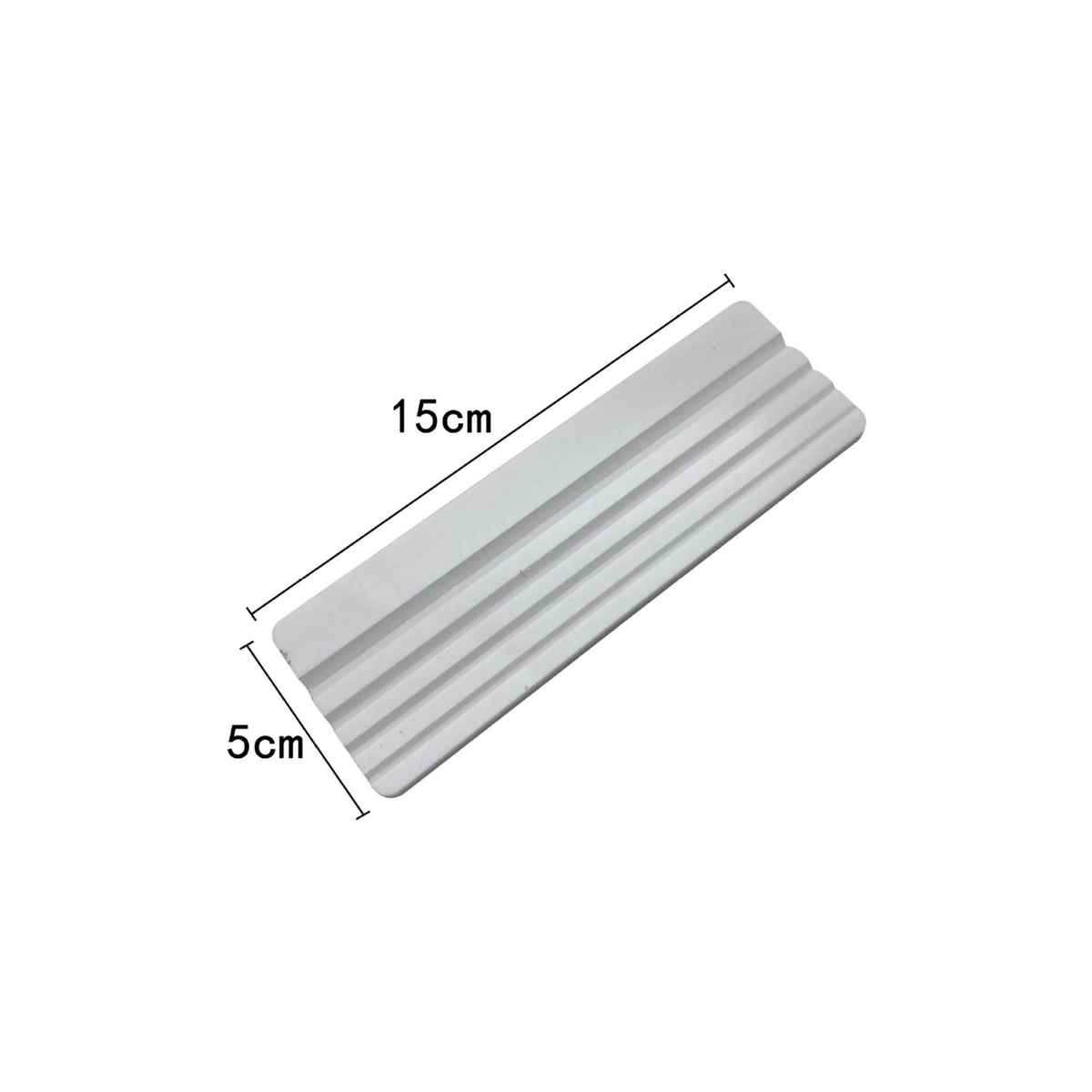 Diamond Sorting Tray Grooved Gem Sorting Tray with Grooves Board Rectangular White for Jewelers, Jewelry Making
