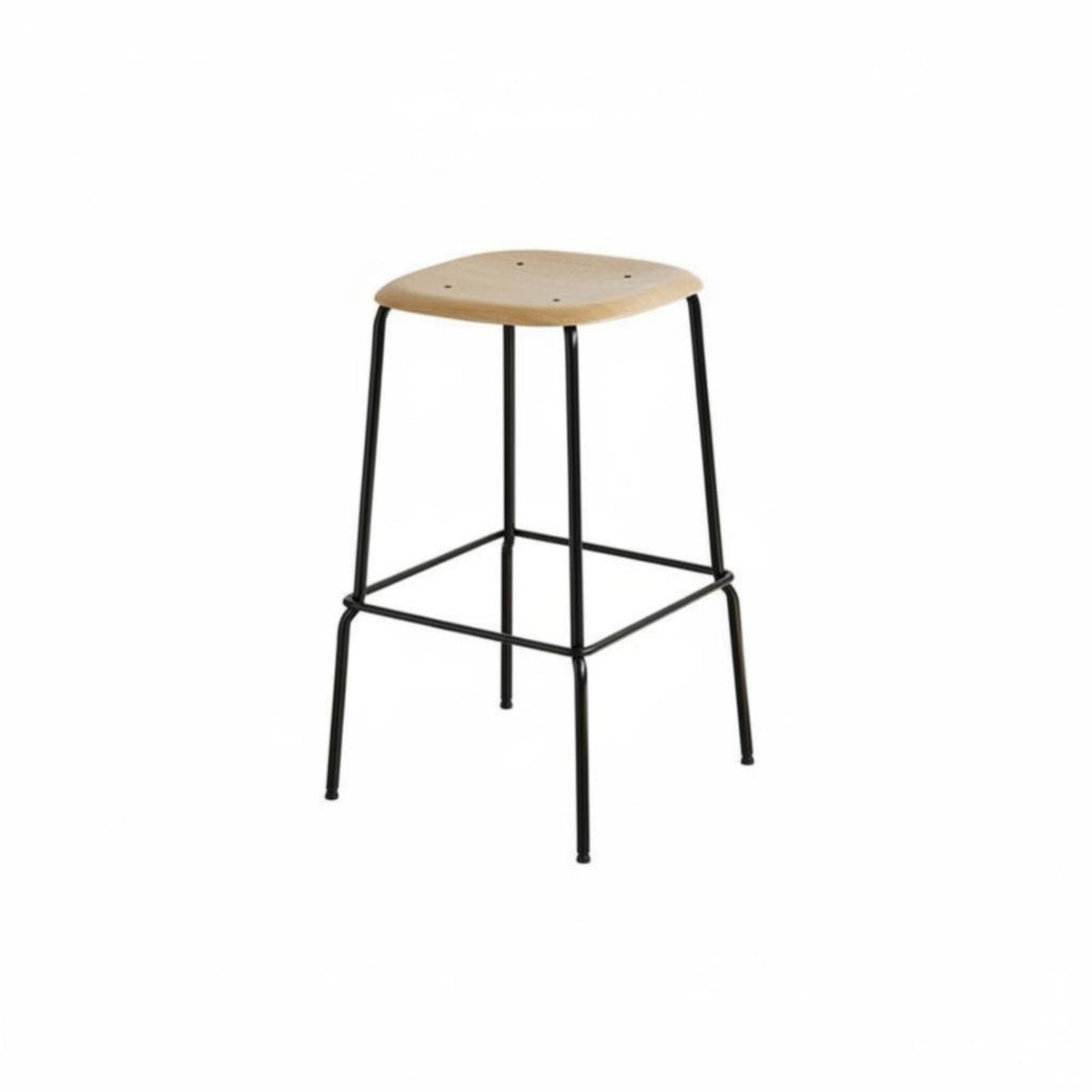 Urban Design Wireframe High Stool Nordic Aesthetic Bar Chair Minimalist Design Seating Furniture with Footrest for Homeowners, Business Owners, Adults, Restaurant, Counter, Kitchen, Dining Room