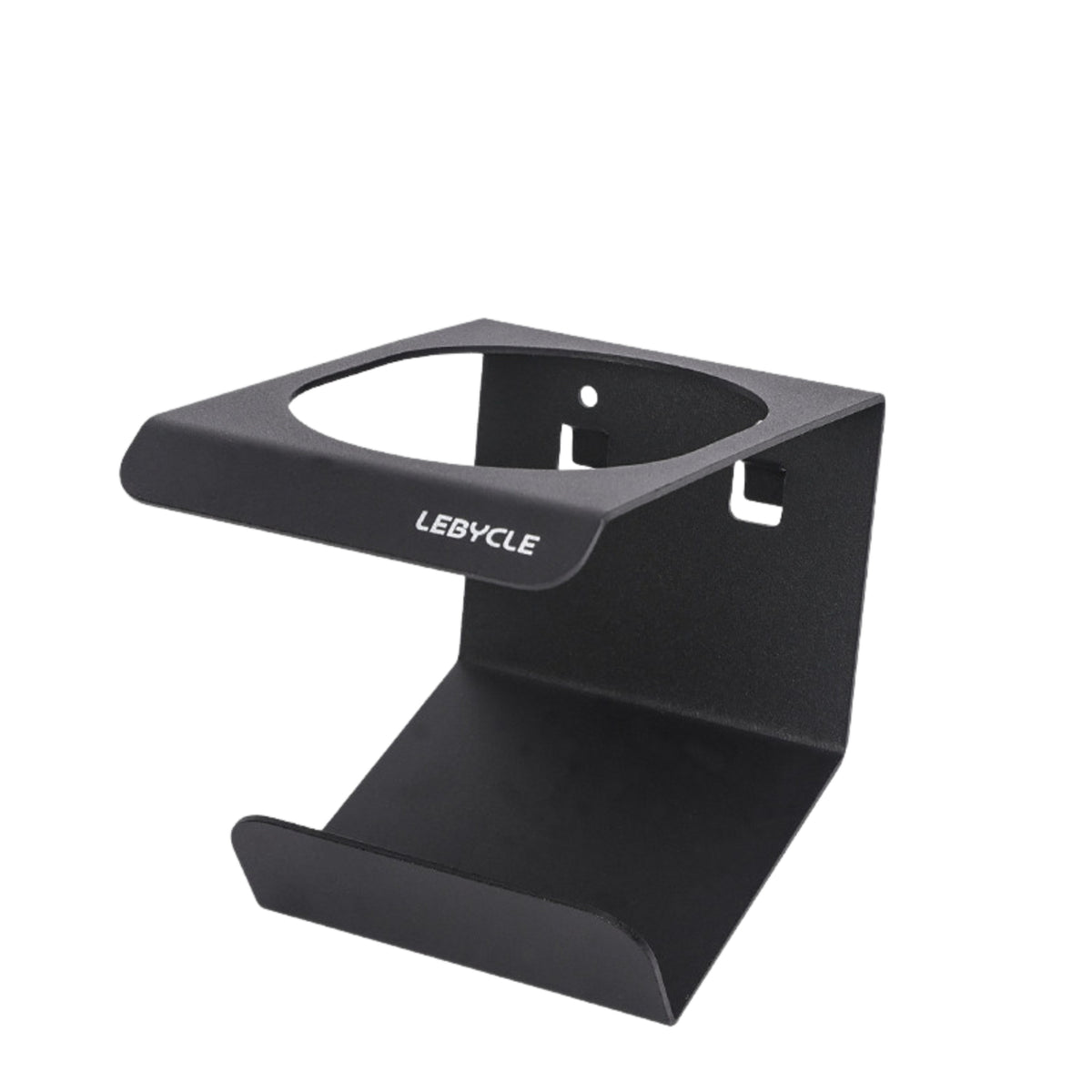 Punched Holes Black Steel Storage Bracket Wall-Mounted Sheet Metal Bracket
