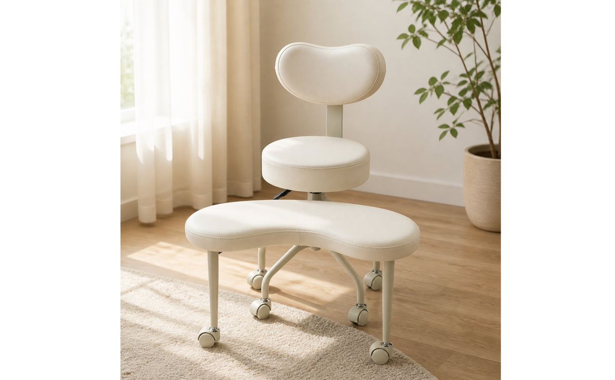 Kneeling Chair Posture-Correcting Meditation Chair Stool Upholstered Furniture for Office Workers, Meditators, Study