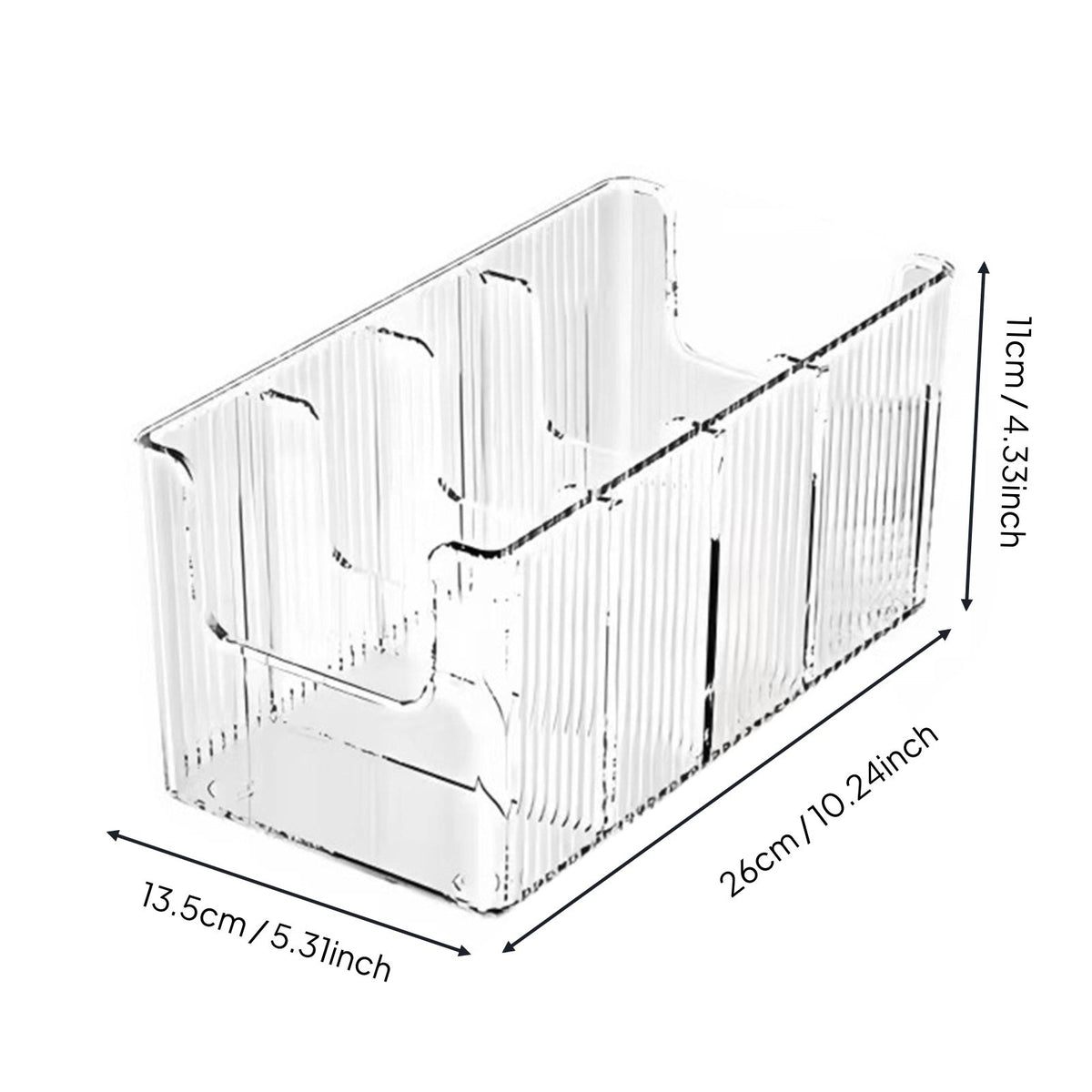Acrylic Belt Organizer Space Saving Drawer Divider Easy Reach for Wardrobe, Men