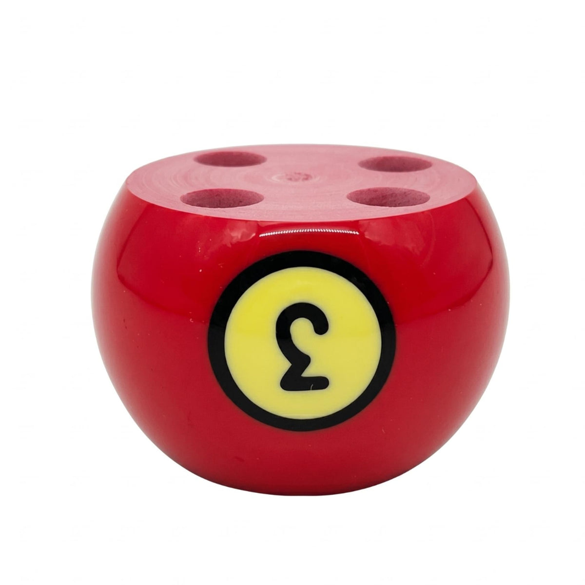 Billiard Ball Pen Holder Rounded Desktop Pen Holder Flat Desktop Organizer Cup