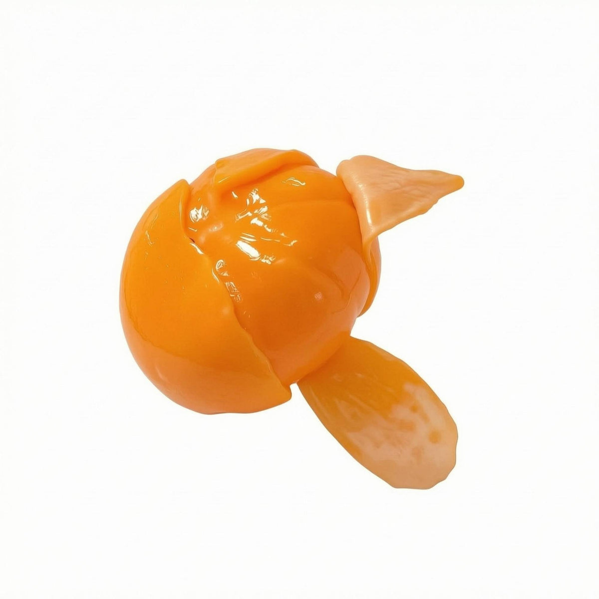 Slow Rebound Orange Squishy Segmented Peeled Orange Toy Soft
