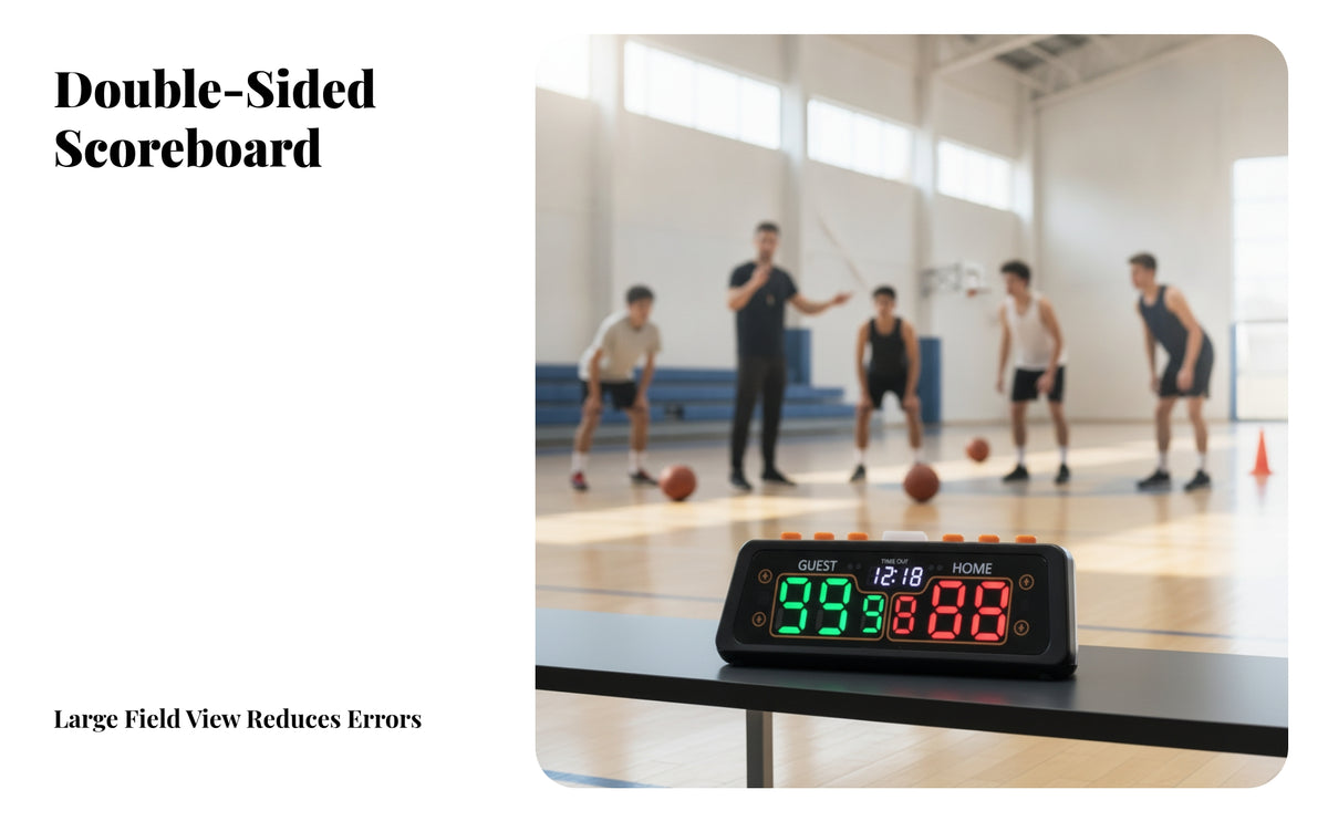Compact Dual-Sided Scoreboard