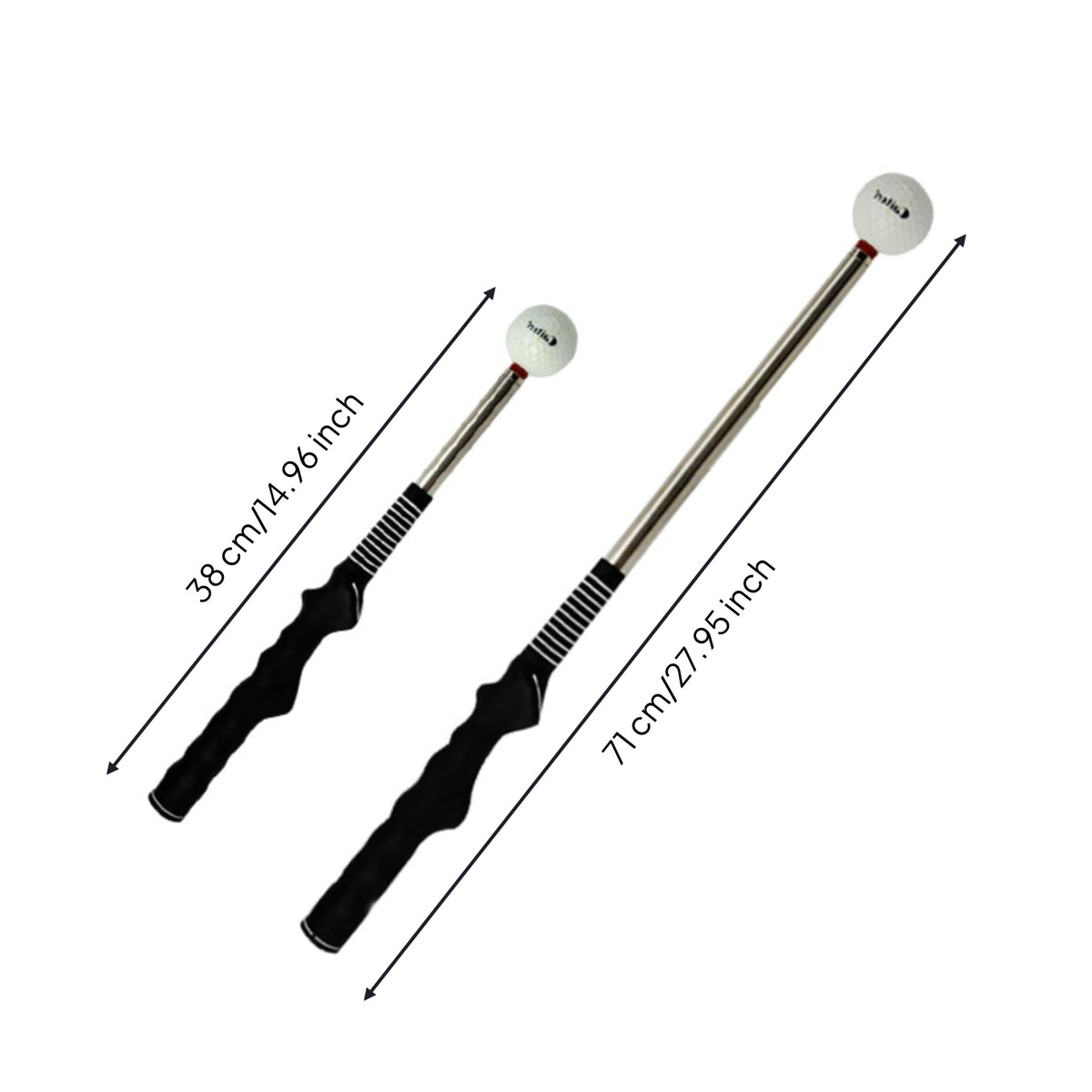 Retractable Golf Swing Indoor Outdoor Use Retractable Golf Swing Portable Sports Training Gear for Outdoors