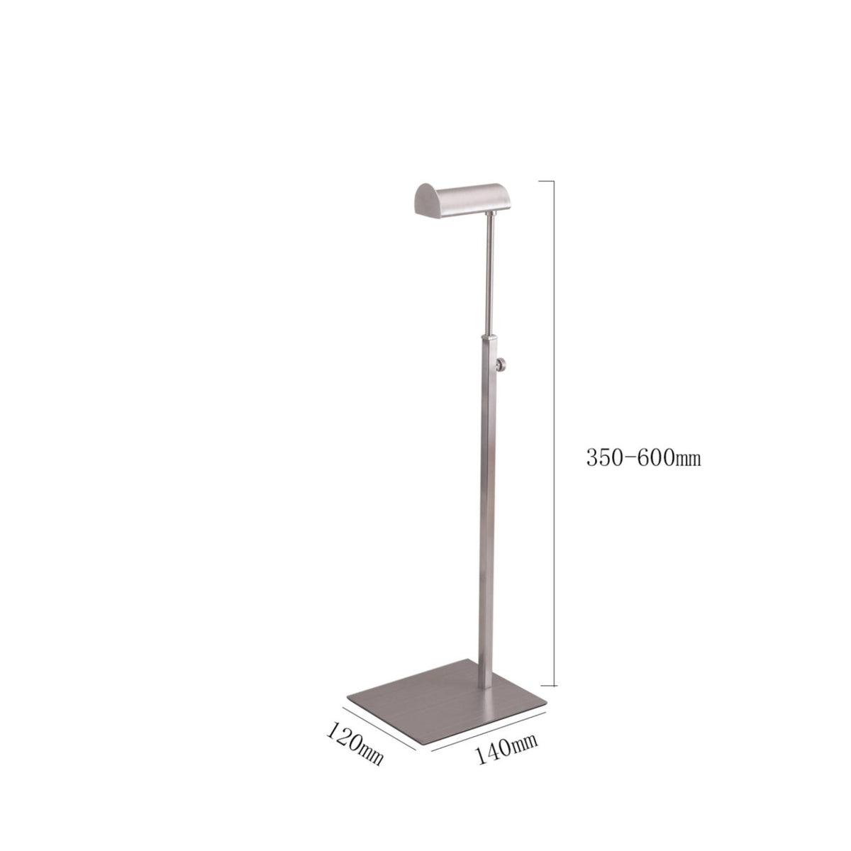 Handbag Display Stand Freestanding Purse Display Stand Handbag Holder Stable Purse Holder Brushed for Boutiques, Retail Counters