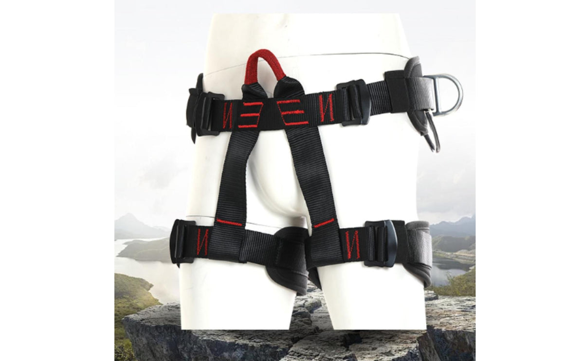 Fall Protection Half-Body Harness Adjustable Harness with D-Rings Reinforced Long-Lasting for Outdoor Work