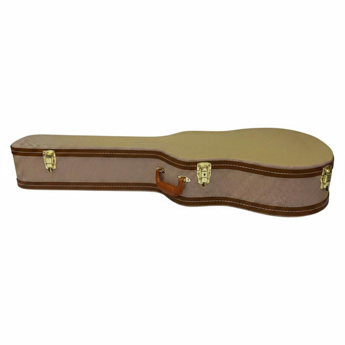 Guitar Case Convex Top Hard cover Guitar Case Zippered Lock Latch Musical Instrument Storage for Travel
