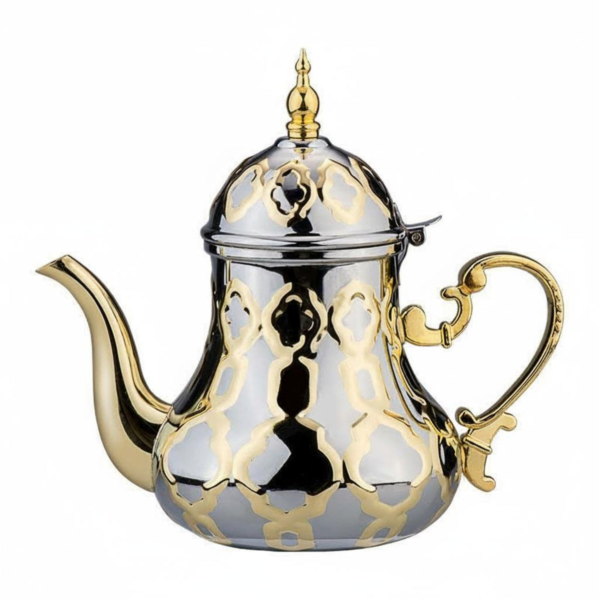 Moroccan Serving Pot Heat Resistant Handle Comfortable Grip Safe Pouring for Guests