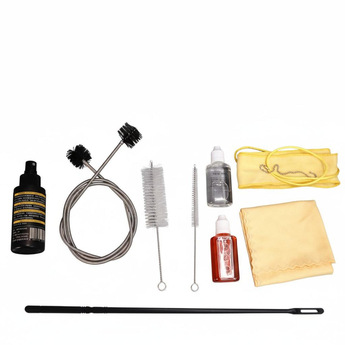 10 Pieces Scratch-Scratch-Resistant Brass Instrument Maintenance Kit All-in-Single Brass Instrument Maintenance Set Easy to Use
