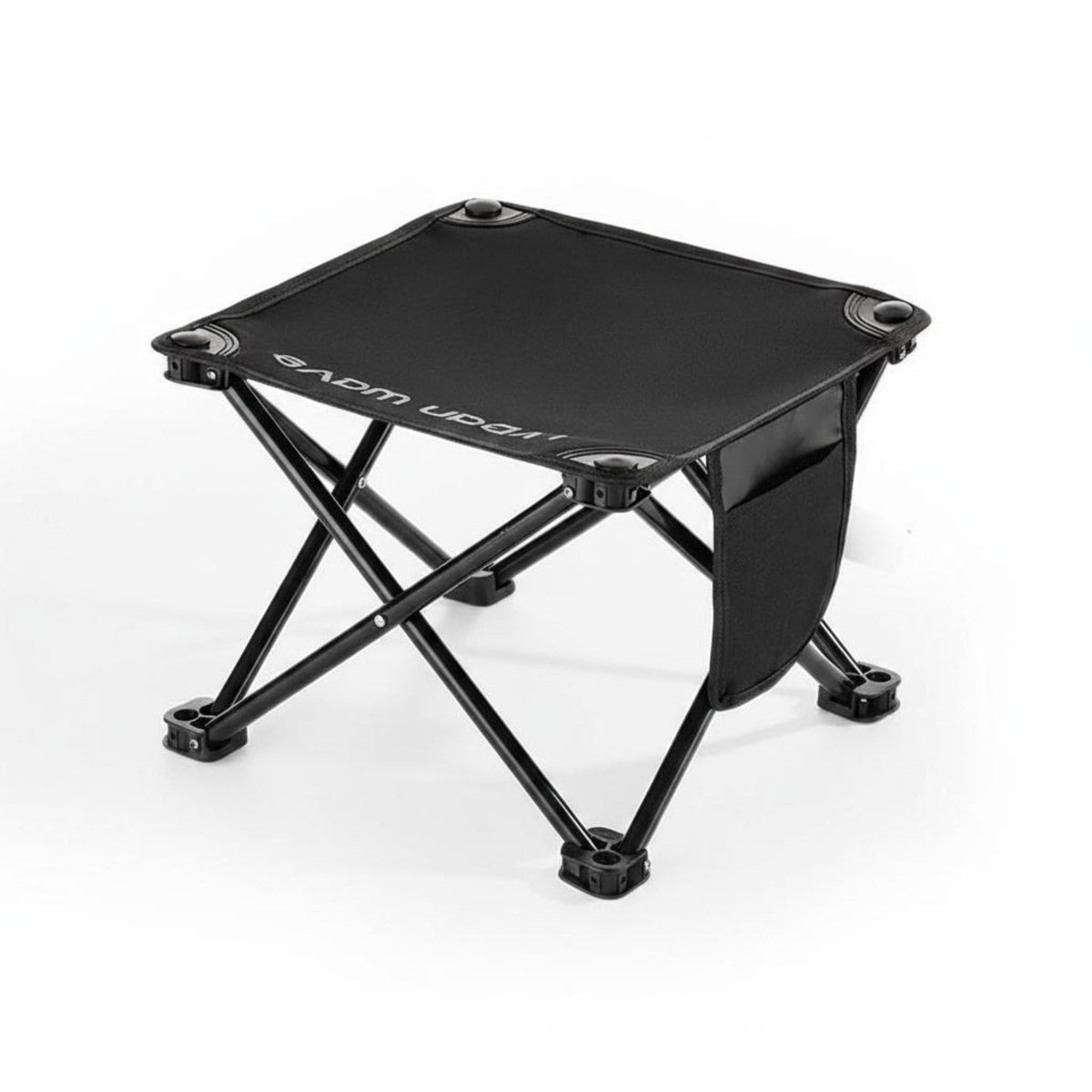 Foldable Portable Fishing Stool High Load Capacity Folding Camp Stool Sturdy Fishing Seat Reinforced Side Support for Camping