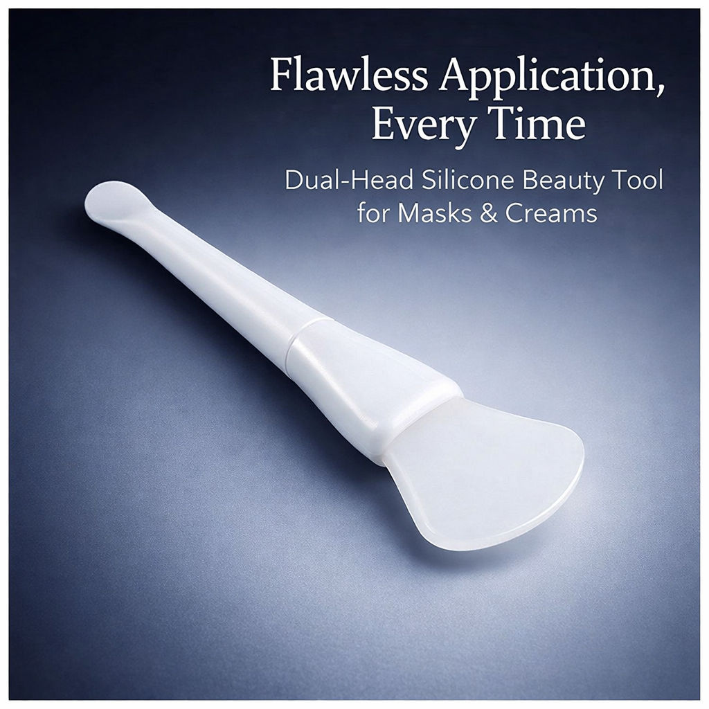 Double Ended Face Brush, Facial Treatment with Applying Mud Masks and Cream Facemask for Skincare Lovers