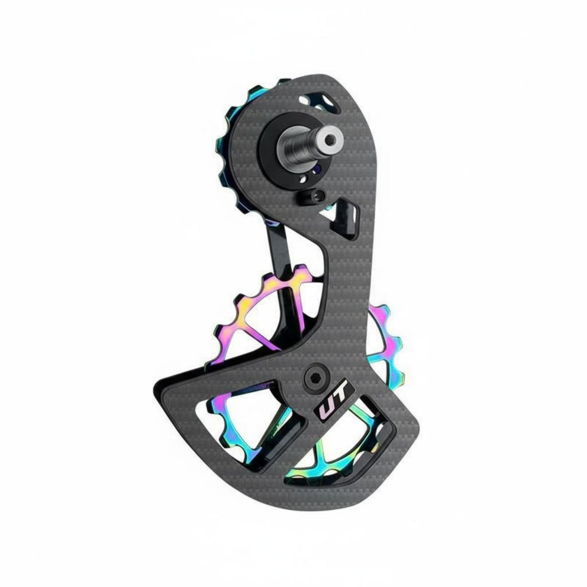 Carbon Fiber Derailleur Frame Ceramic Bearings Oversized Pulley Wheel System Oversized Guide Wheel Frame Lightweight
