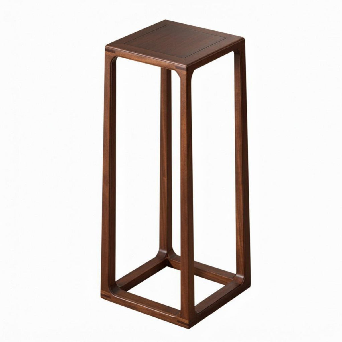 Solid Construction Tall Square Flower Table Stable Structure Plant Stand Elegant Design Display Pedestal Multi-Functional for Homeowners, Tea Enthusiasts, Event Planners, Living Room, Entryway, Corner Space, Party Decoration
