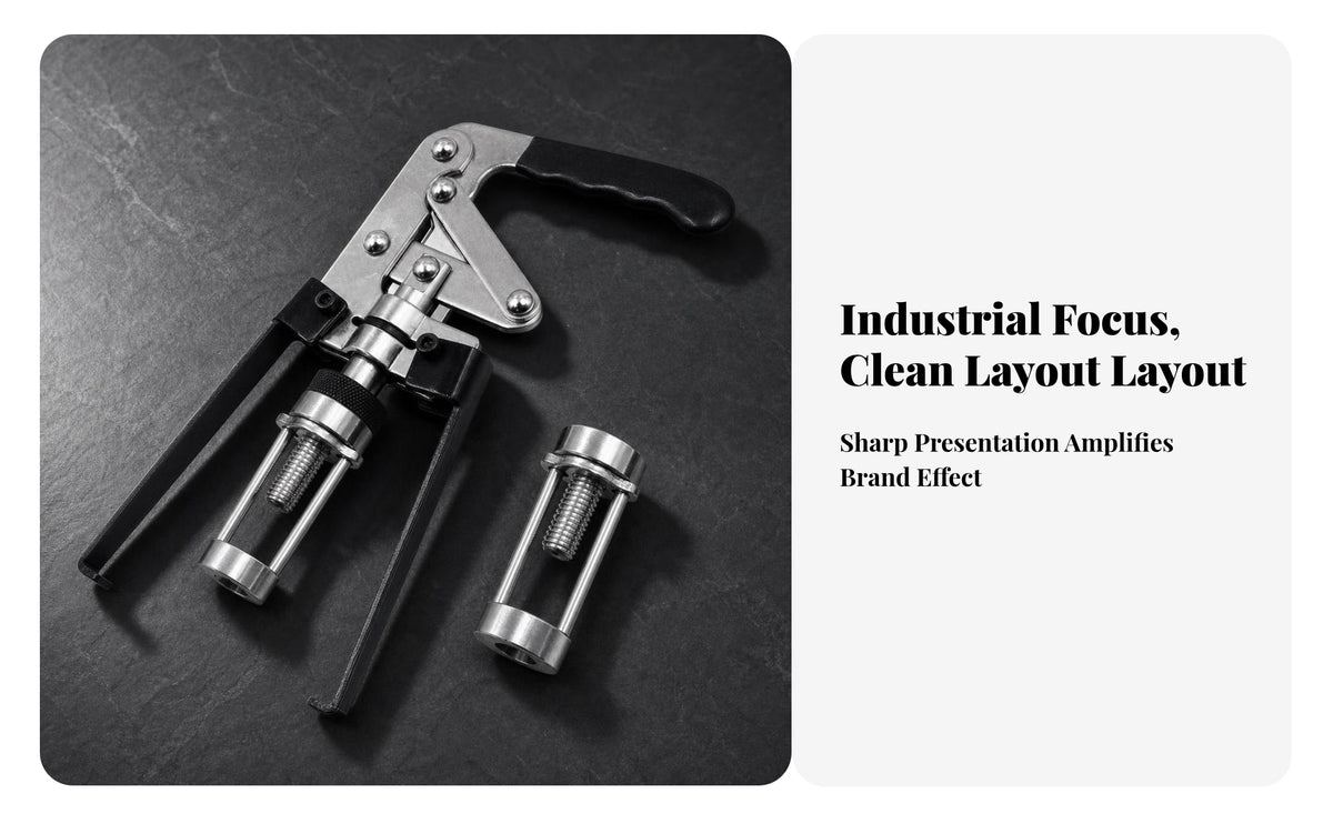 Poppet Spring Remover and Installer | Compact Clamp-Like Frame, Adjustable Screw Mechanism, for Engine Maintenance