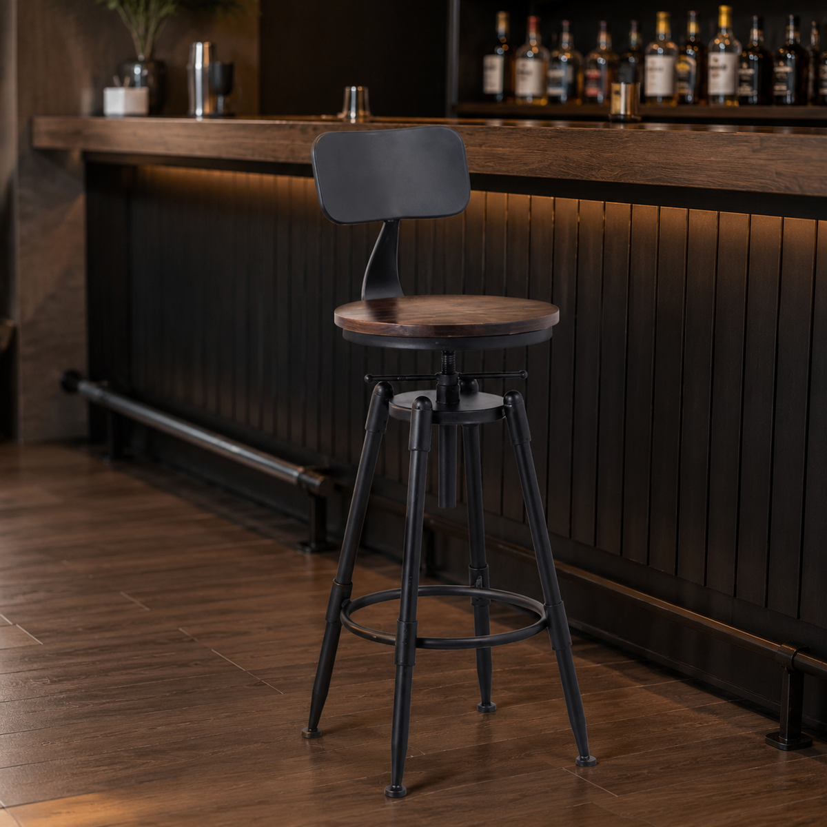 bar table and stools set