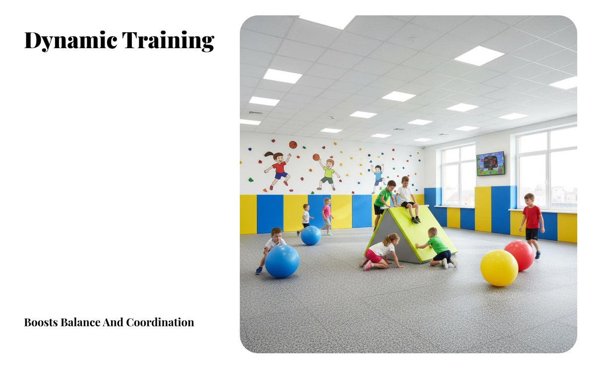 Anti-Slip Surface Kids Parkour Training Blocks Secure Hook-and-Loop Fasteners Kids Gymnastics Equipment Scratch-Resistant PVC Cover Soft Foam Obstacle Course Screen-Unrestricted Fun for Toddlers, Indoor, Kindergarten, School, Outdoor