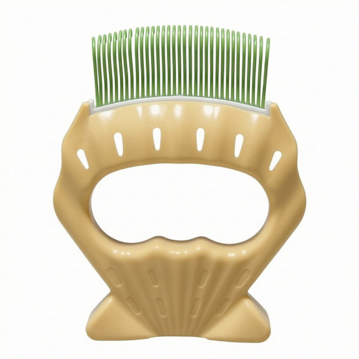 Pet Grooming Comb Gentle Comb with Plastic Handle Comfortable Sturdy for Cats, De-Shedding