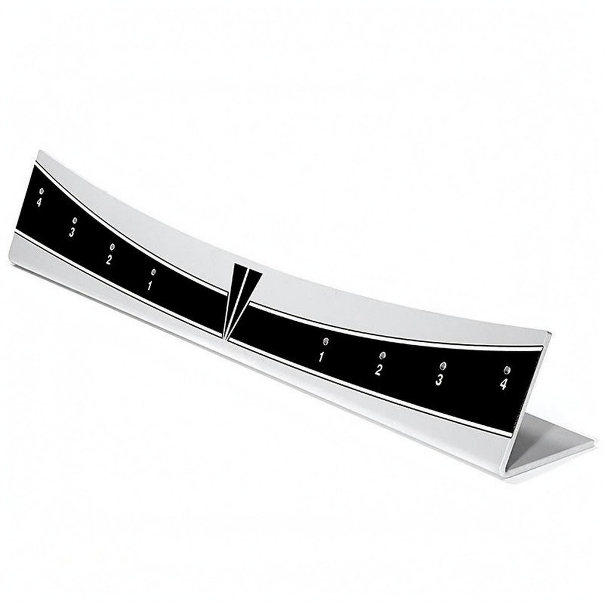 Curved Putting Practice Aid Numbered Markers Alignment Practice Board Two-Tone