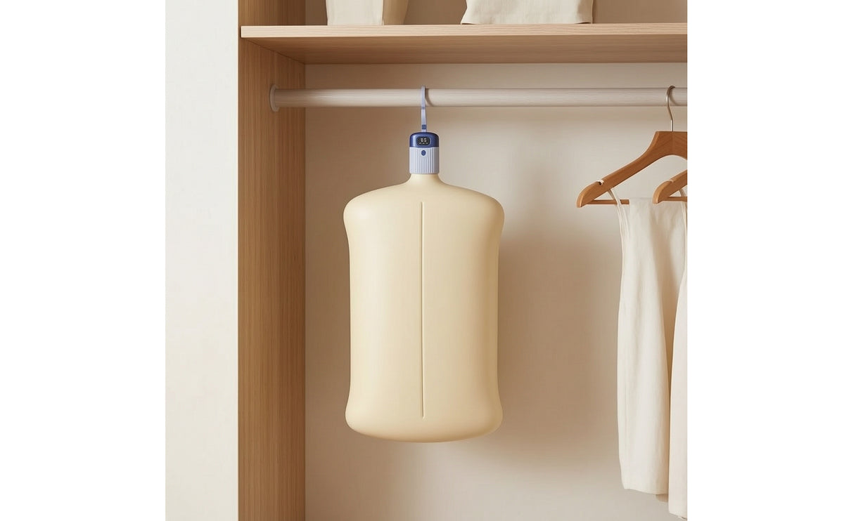 Quick Drying Electric Garment Dryer Space-Saving Hanging Dryer with Cloth Cover Small Appliance Mini for Travelers, Apartment Dwellers, Apartments, Rvs, Dorms