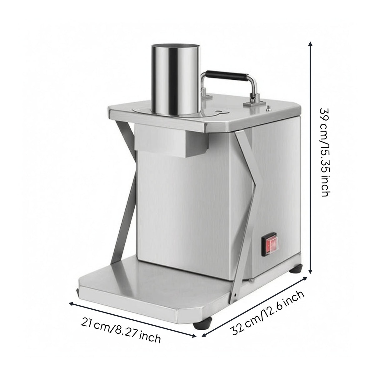 Cabinet Style Grid Dicer Easy to Clean Electric Dicing Machine Automatic Dicer