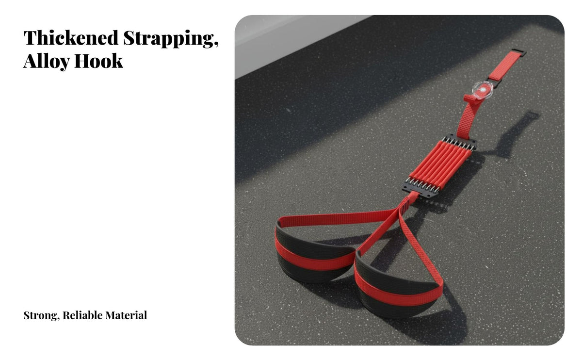Heavy Duty Hanging Exercise Bands Non-Slip Pull up Assistance Bands Easy Assembly Adjustable Pull-up Assistance System Tear Resistant for Beginners, Students, Home Gym