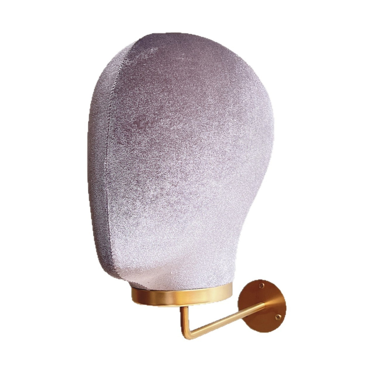 Wall Mannequin Head Soft Mannequin Head with Wall Hook Stable Hairpiece Holder Stand for Retailers, Hair Stylists