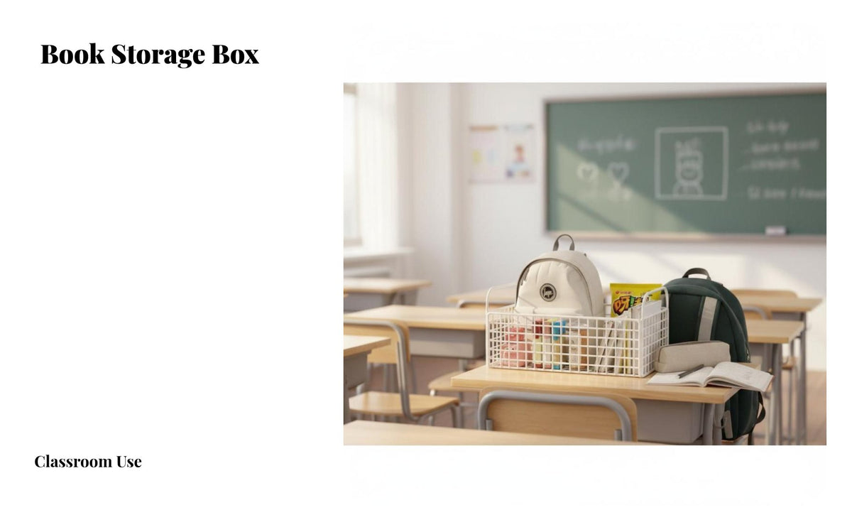 Large Capacity beneath-desk Book rolling container With Handle Rolling beneath-desk container multipurpose Storage Container sturdyDuty for Students, Office Workers, home users, Classroom, Study Room, Home, Bedroom