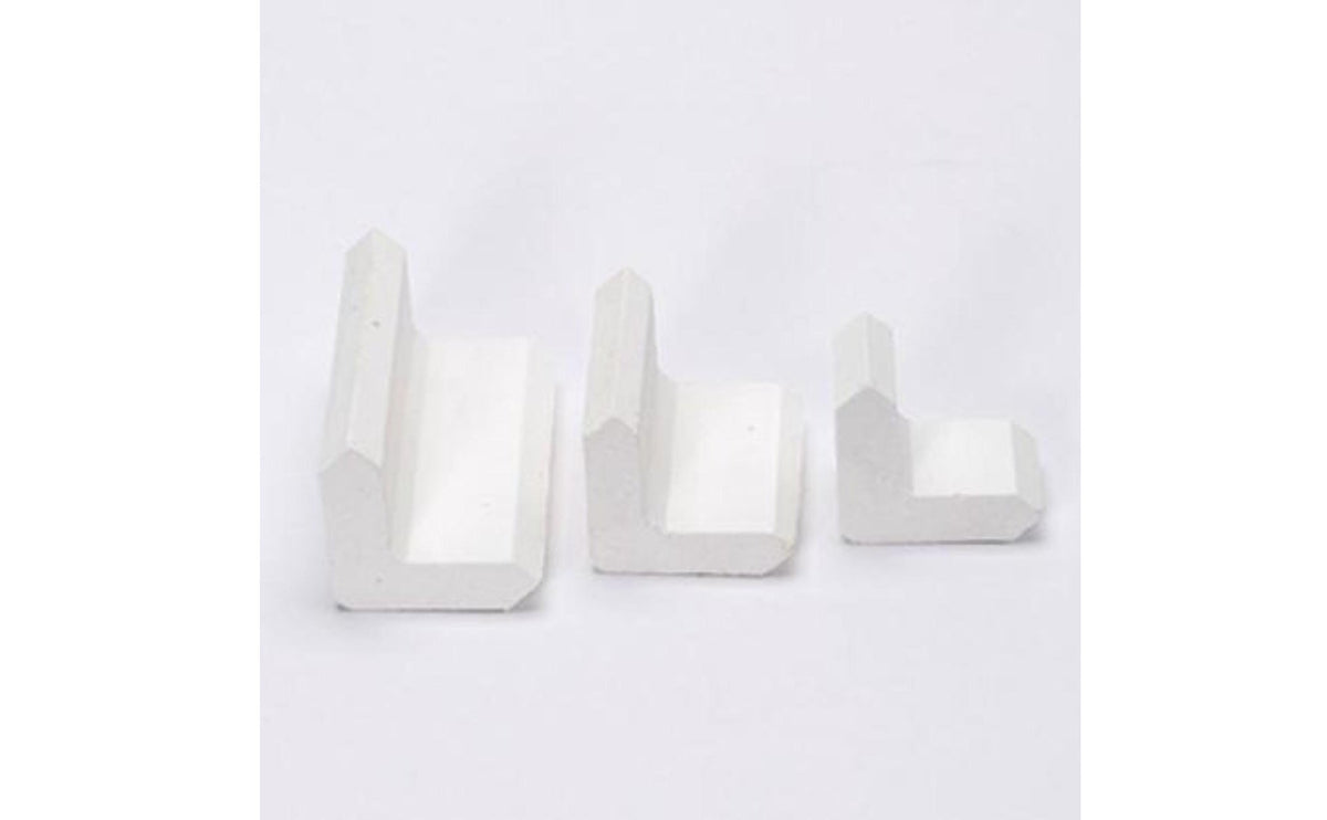 High Temperature Resistant L-Shaped Kiln Post Reusable Mullite Firing Prop Pottery Tool for Art Studio