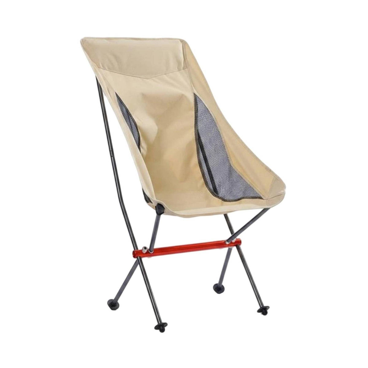 Lightweight Moon Chair Compact Ultra Light Aluminum Folding Chair Breathable for Sketching