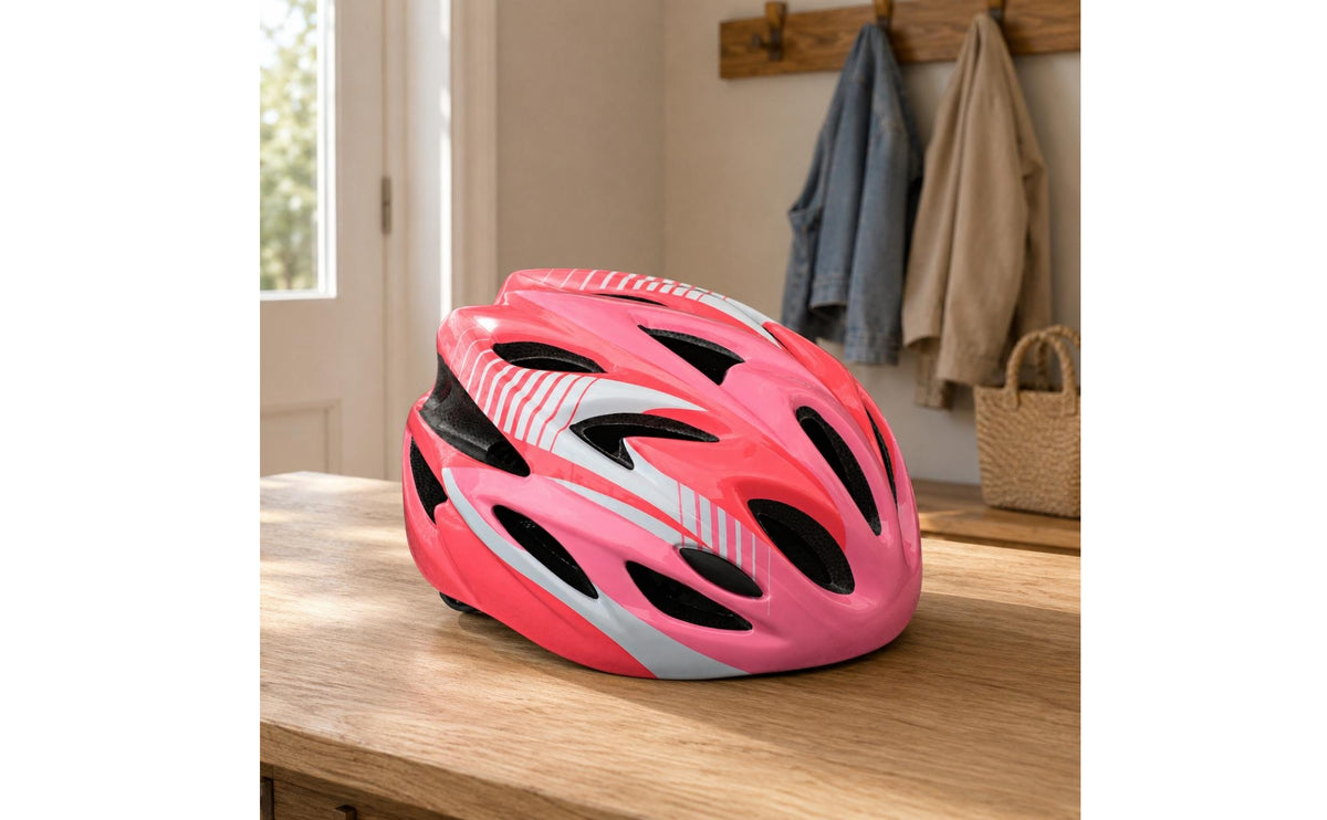 Molded Shell Sports Helmet Shock Absorbing Skate Helmet Adjustable Fit Kids Safety Gear Lightweight for Children, Cycling, Roller Skating, Scootering