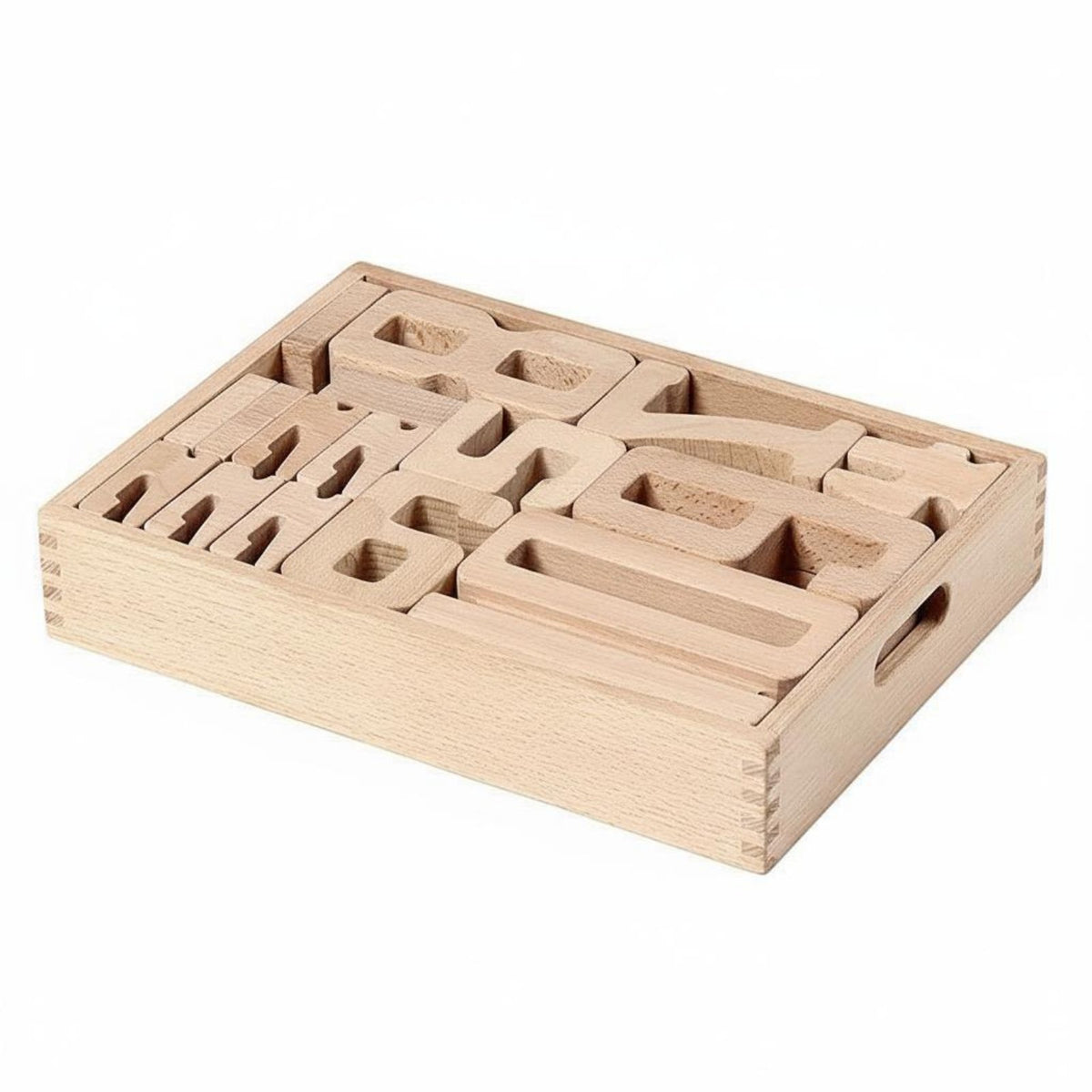 Wooden Number Tiles Set Early Education Math Counting Blocks Wood Number Stacking Toy for Preschoolers, Classroom