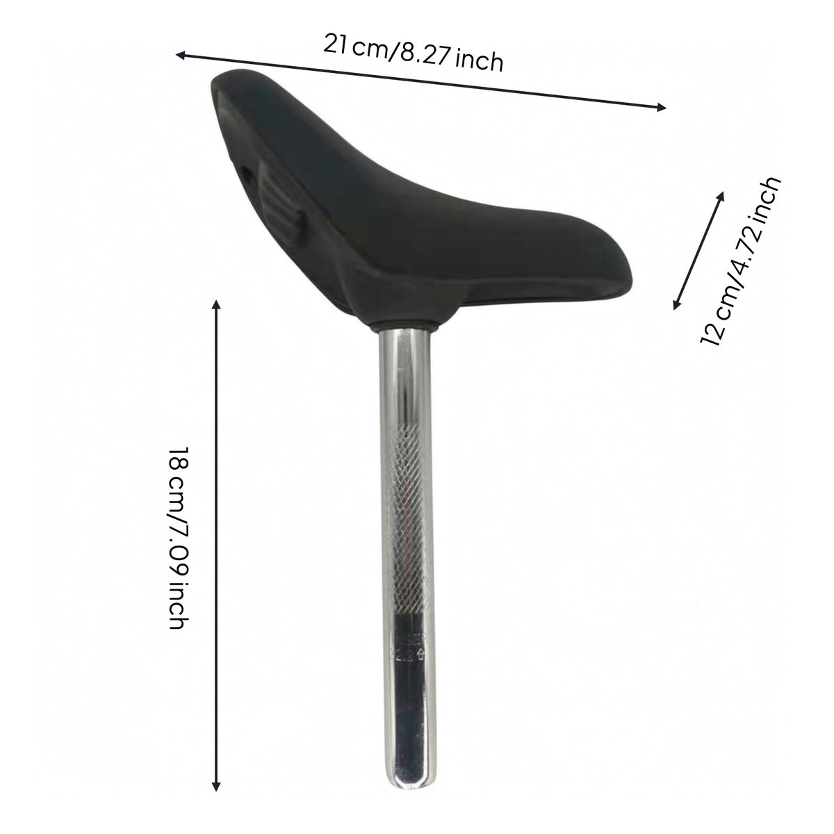 Unified Seat Pillar Rounded Rear Seat Post Saddle Set Ergonomic Biking Equipment