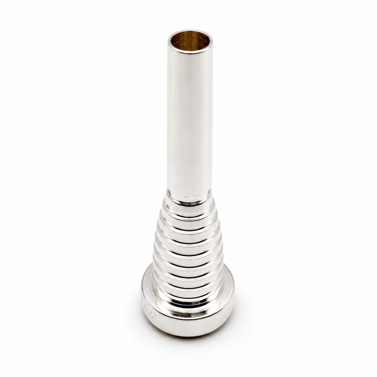 Trumpet Embouchure Piece with Spiral Body Copper Trumpet Embouchure Piece Smooth Shank for Practice