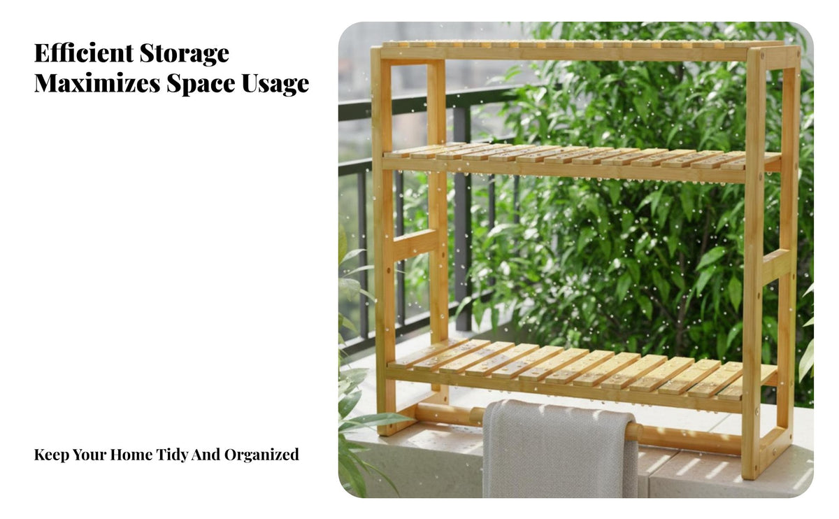 Wall Mounted Washroom Shelf Multi-Functional Wall Organizer Rack Multifunctional Wall-Mounted Storage Shelves for Students, Kitchen, Entryway