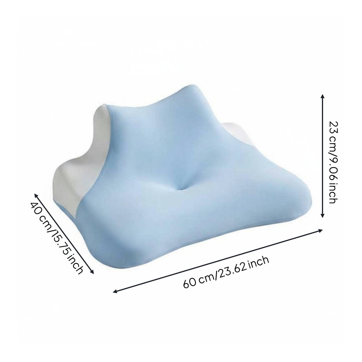 Slow Rebound Multi-Position Support Pillow Skin-Friendly Textile Ergonomic Prone Pillow Memory Foam Reading Support Pillow for Readers, Phone Users, Lounging