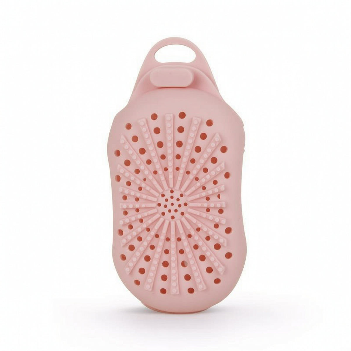Gentle Exfoliating Silicone Soap Bag Drainage Soap Pouch with Loop Ventilated Holder Flexible for Travel