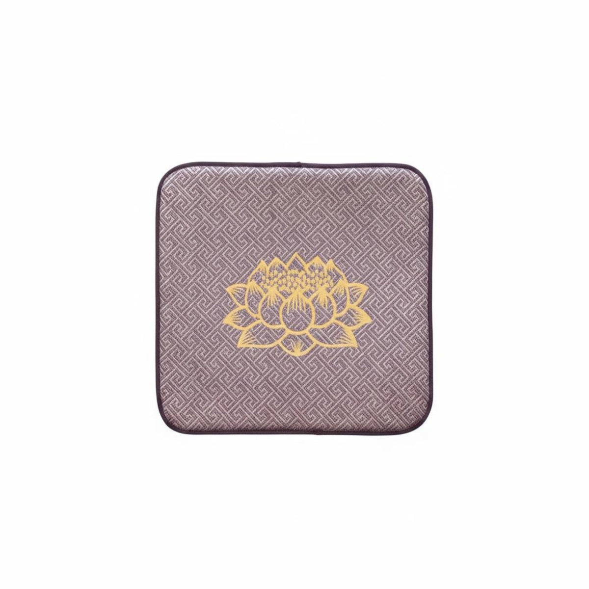 Non-Slip Woven Meditation Mat Breathable Lotus Seat Pad Eco-Friendly for Prayer Users, Meditators, Outdoor