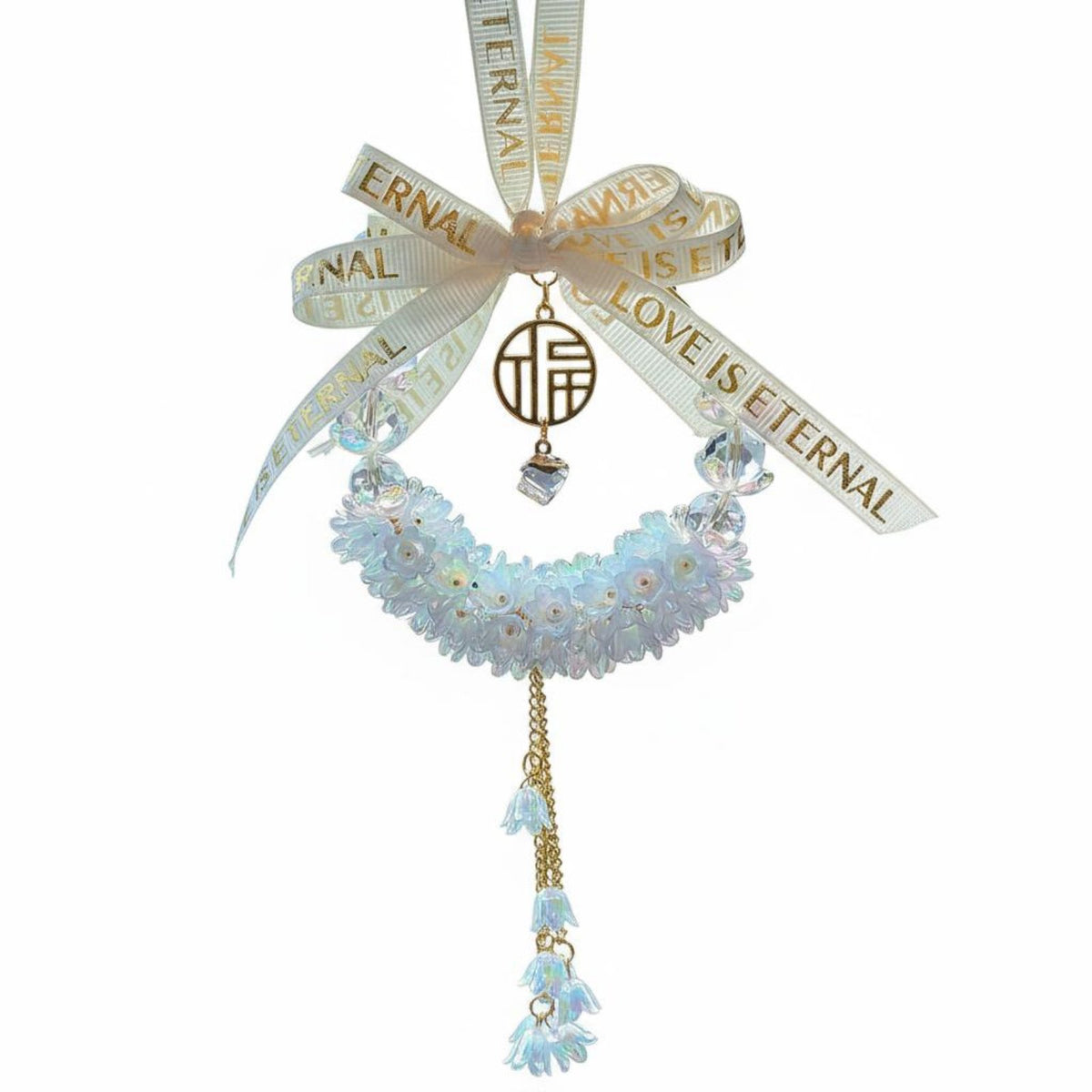 Elegant D Happinhappinesss Ign Lily of the Valley Car Ornament Handmade a Happinhappinesss Thetic Lily of the Valley Car Hanging Ornament