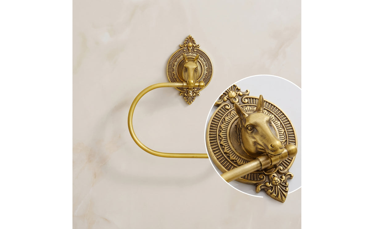 Sturdy Vintage Wall Hanger with Open Arm
