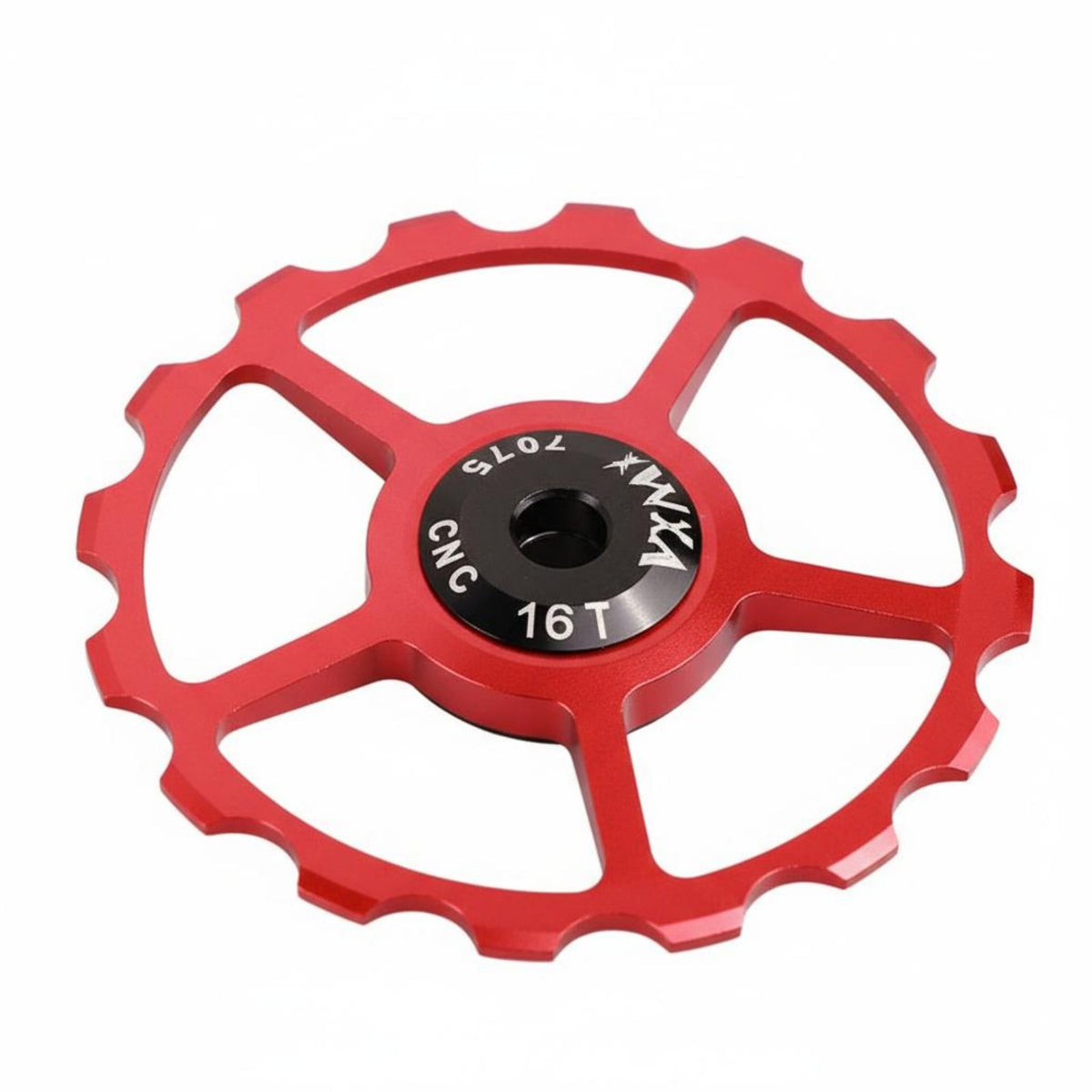 16T Ceramic Bearing Guide Wheel Low Drag Rear Derailleur Pulley Ceramic Bearing Pulley Wheel Fluid Rotation for Cycling