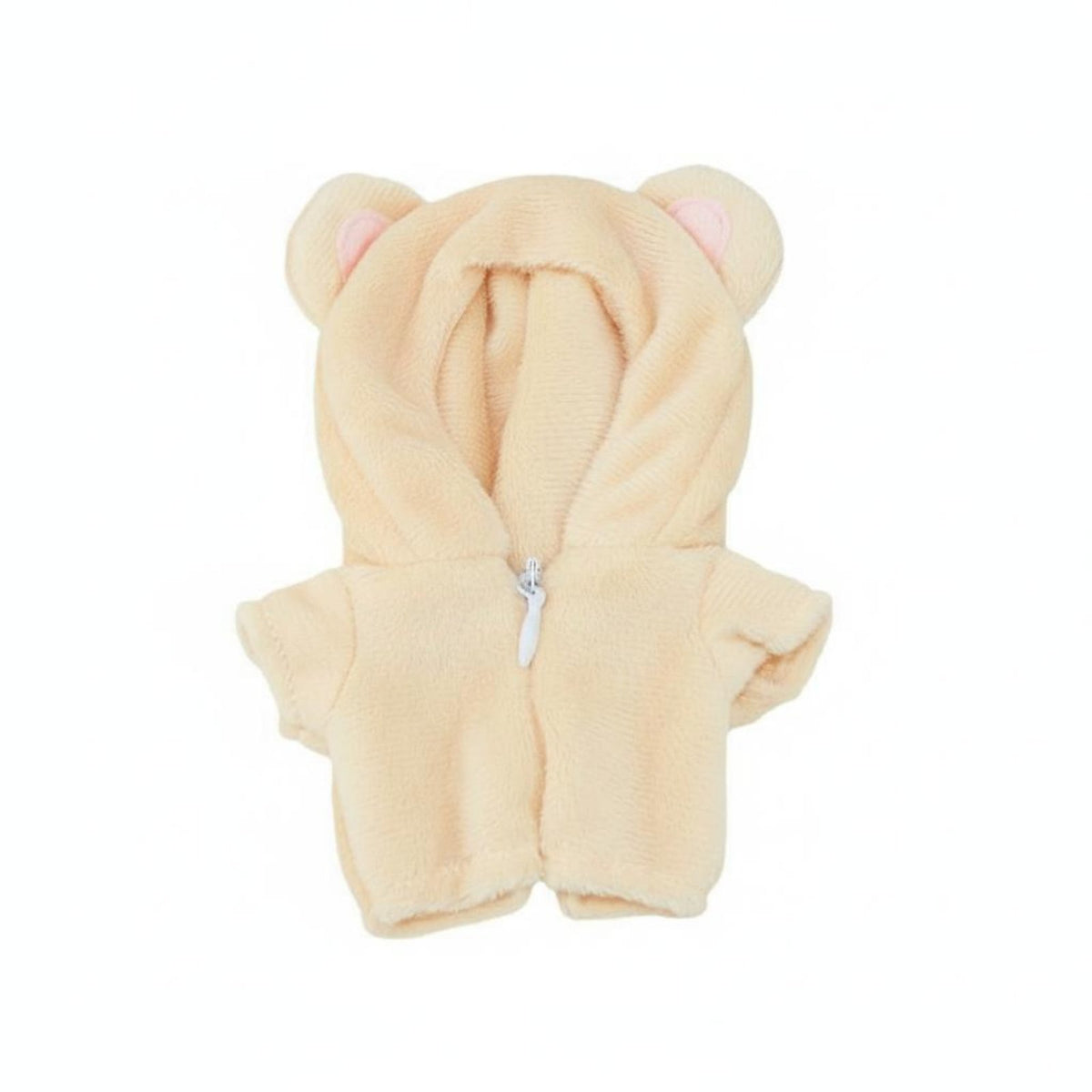 17cm Doll Outfit Cute Design Bear Doll Costume Adorable Gift Hooded Fuzzy Jumpsuit for Display