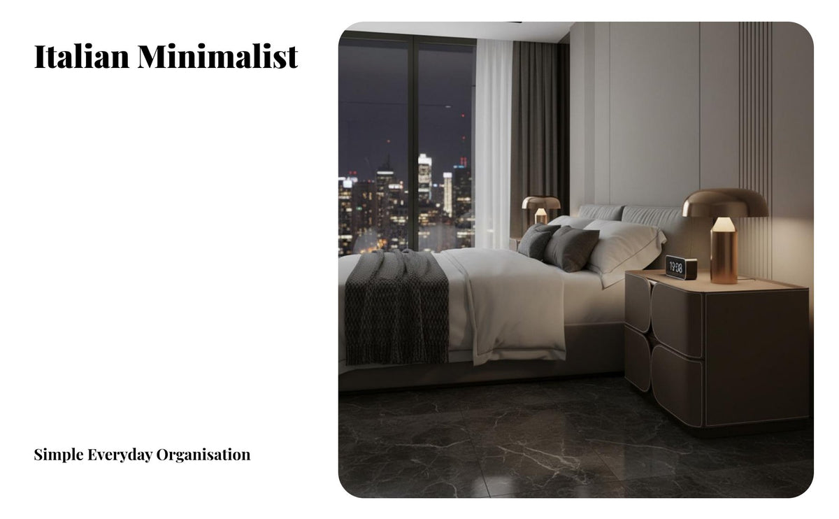 Fully Assembled Modern Minimalist Nightstand No Assembly Required Leather Accent Bedside Table Soft-Close Drawers Modern 2-Drawer Nightstand Handleless Design for Homeowners, Apartment Dwellers, Interior Designers, Hotel Room, Dormitory, Not on Ice
