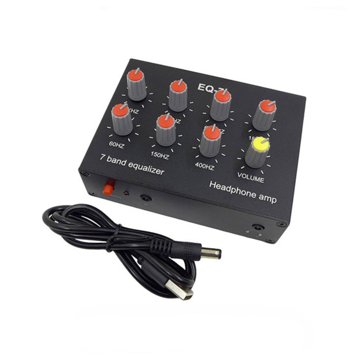 Stereo Preamplifier with Equalizer Desktop Headphone Amplifier Volume Control