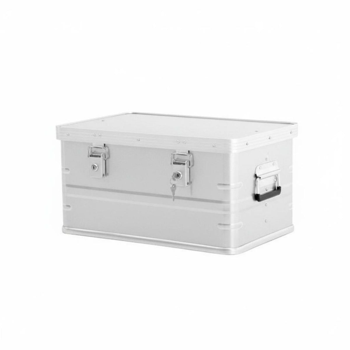 Waterproof Aluminum storage Case Lockable Storage Box Large Capacity Equipment Container Long-lasting for Outdoor fans, Vehicle Owners, Camping, Outdoors, Car Trunk, vehicle Bed