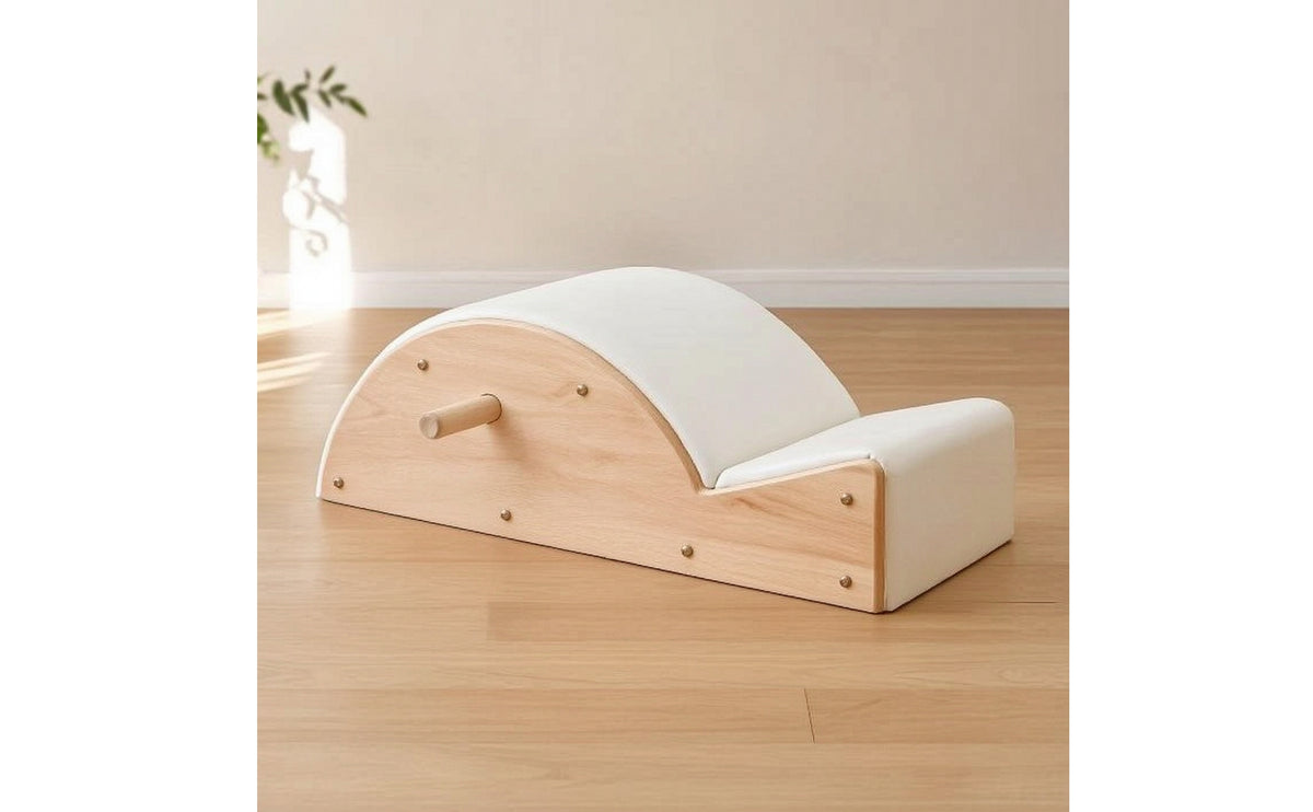 High-Density Foam Pilates Spine Corrector with Handle Padded Spine Corrector Curved Pilates Exercise Arch Sturdy for Home Gym