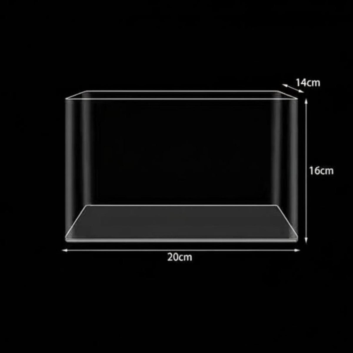 Rectangular Acrylic Fish Tank, Transparent PMMA, Integrated