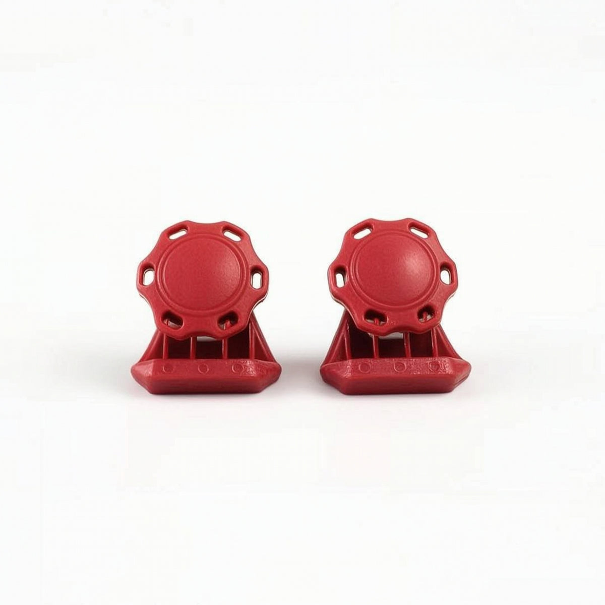 2 Pieces Reinforced Nylon Helmet Visor Fastening Clip Molded Plastic Visor Mounting Clip with Hardware Long-Lasting Sturdy for Coaches