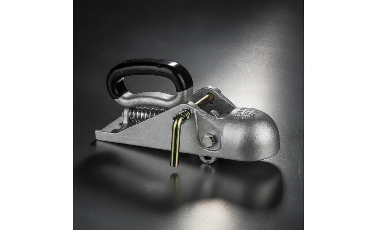 Trailer Hitch Coupler Trailer Coupler with Latch Handle Low-Profile for Towing, Utility Trailers