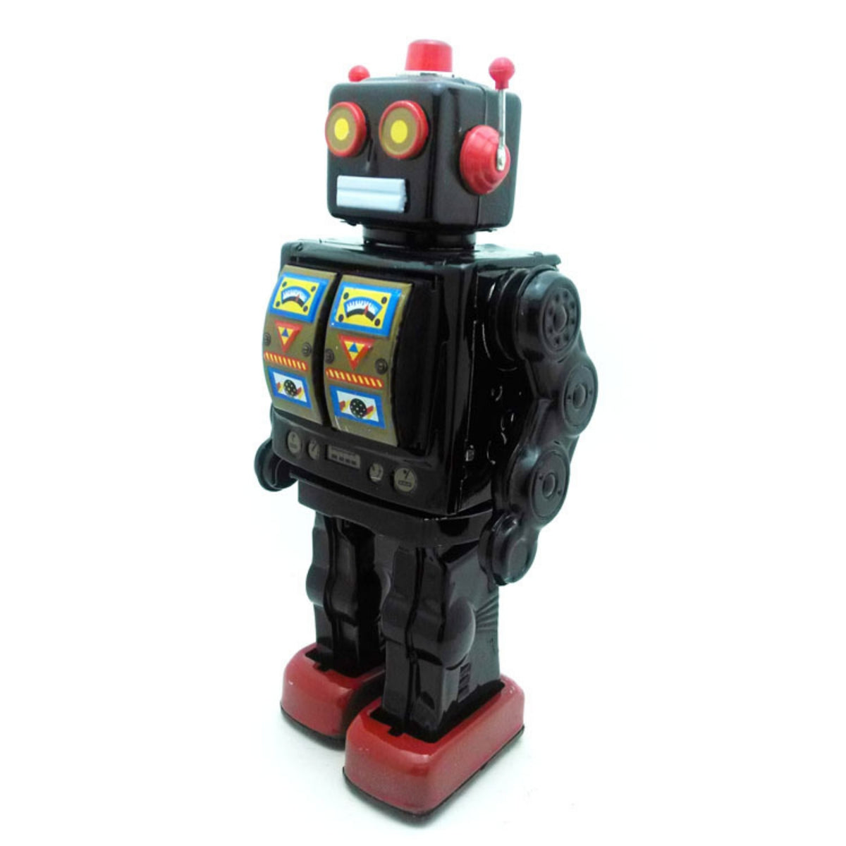 Tinplate Toy Robot Powered Tinplate Robot Shelf Display for Collectors, Photography Prop